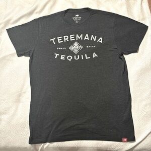SPORTIQE, Extra Large, Charcoal , Logo TEREMANA TEQUILA, T-SHIRT